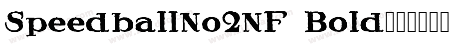 SpeedballNo2NF Bold字体转换